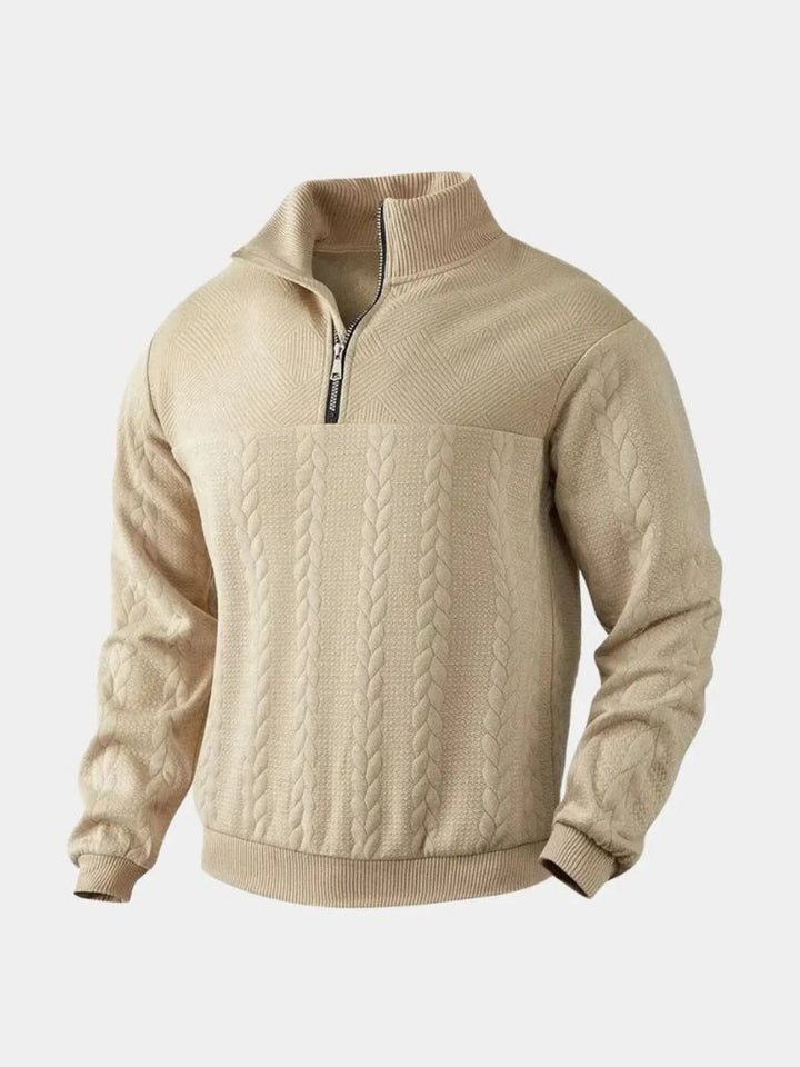 Essential Henry Quarter Zip Pullover - Aluna Sydney