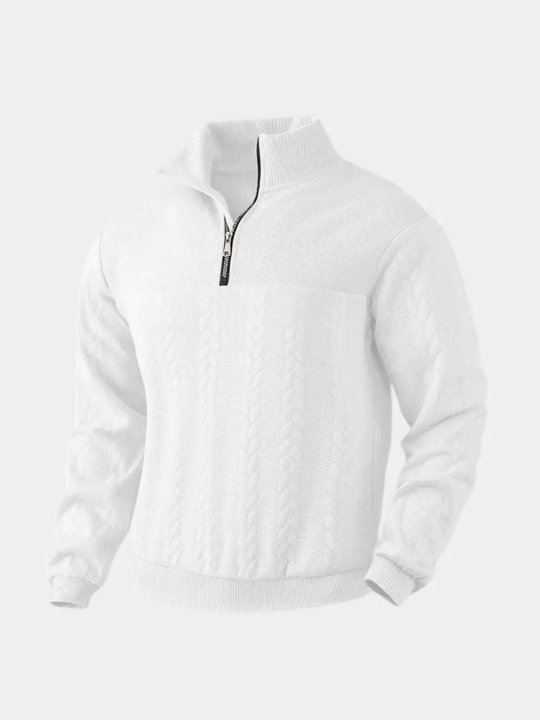 Essential Henry Quarter Zip Pullover - Aluna Sydney