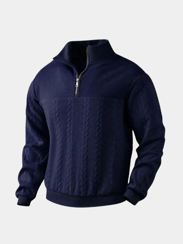 Essential Henry Quarter Zip Pullover - Aluna Sydney