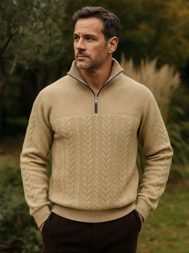 Essential Henry Quarter Zip Pullover - Aluna Sydney