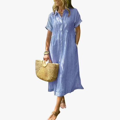 Women’s Summer Shirt Dress | Midi
