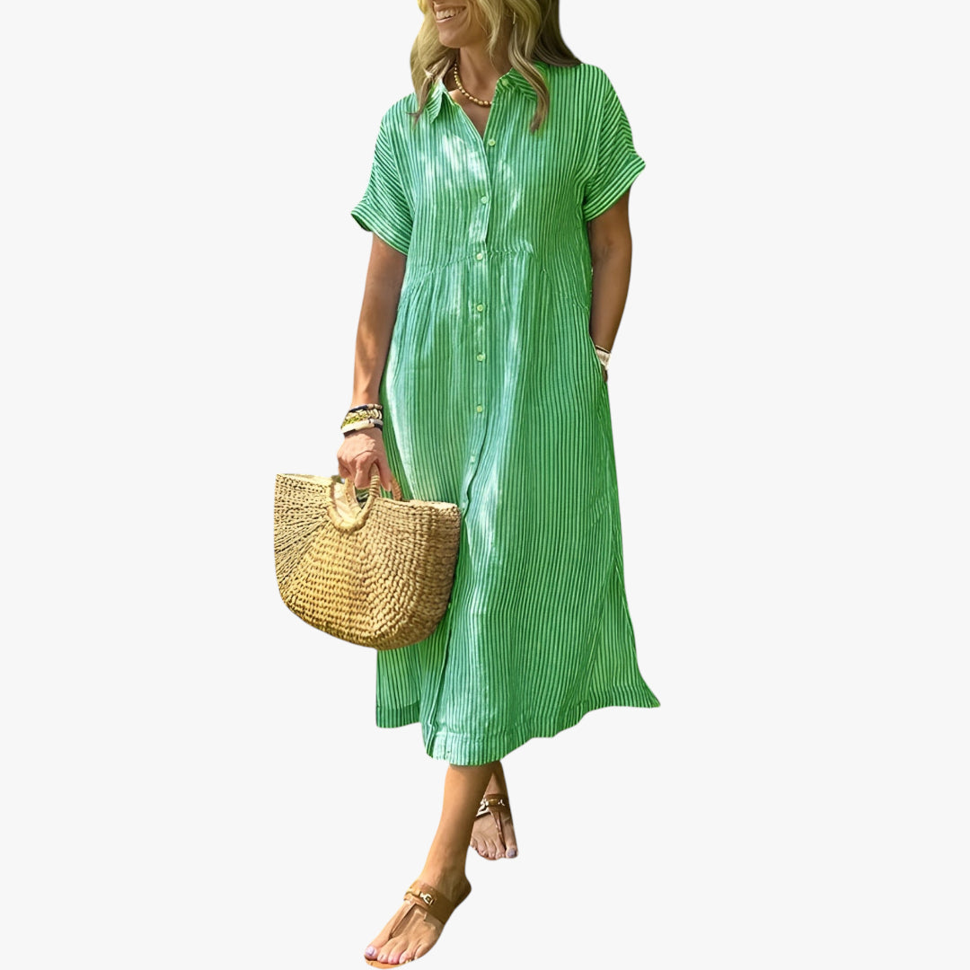 Women’s Summer Shirt Dress | Midi