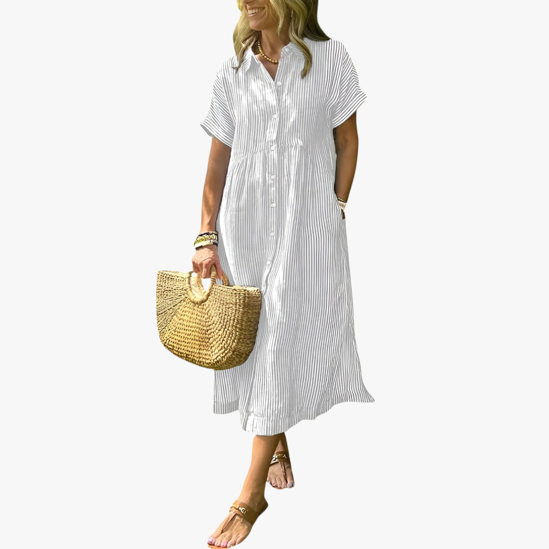 Women’s Summer Shirt Dress | Midi