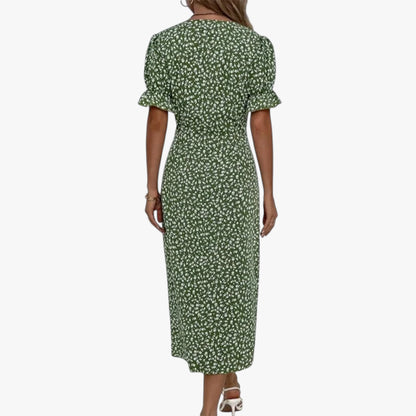 Women’s Floral Wrap Summer Dress | Midi