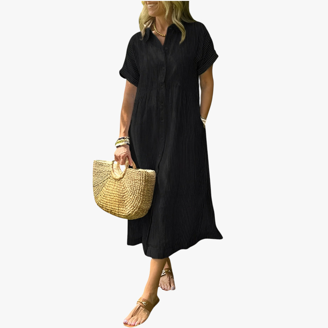 Women’s Summer Shirt Dress | Midi