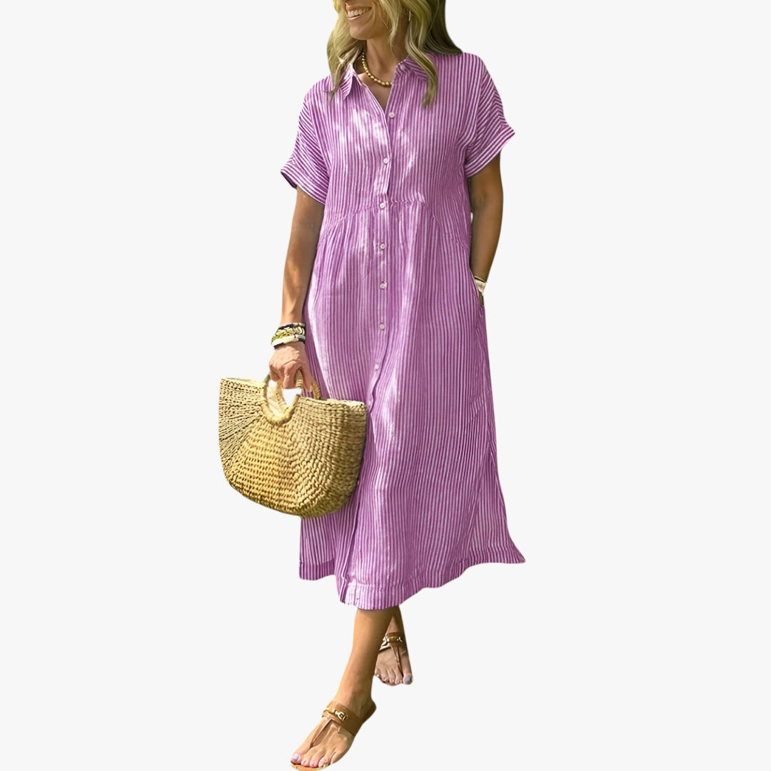 Women’s Summer Shirt Dress | Midi