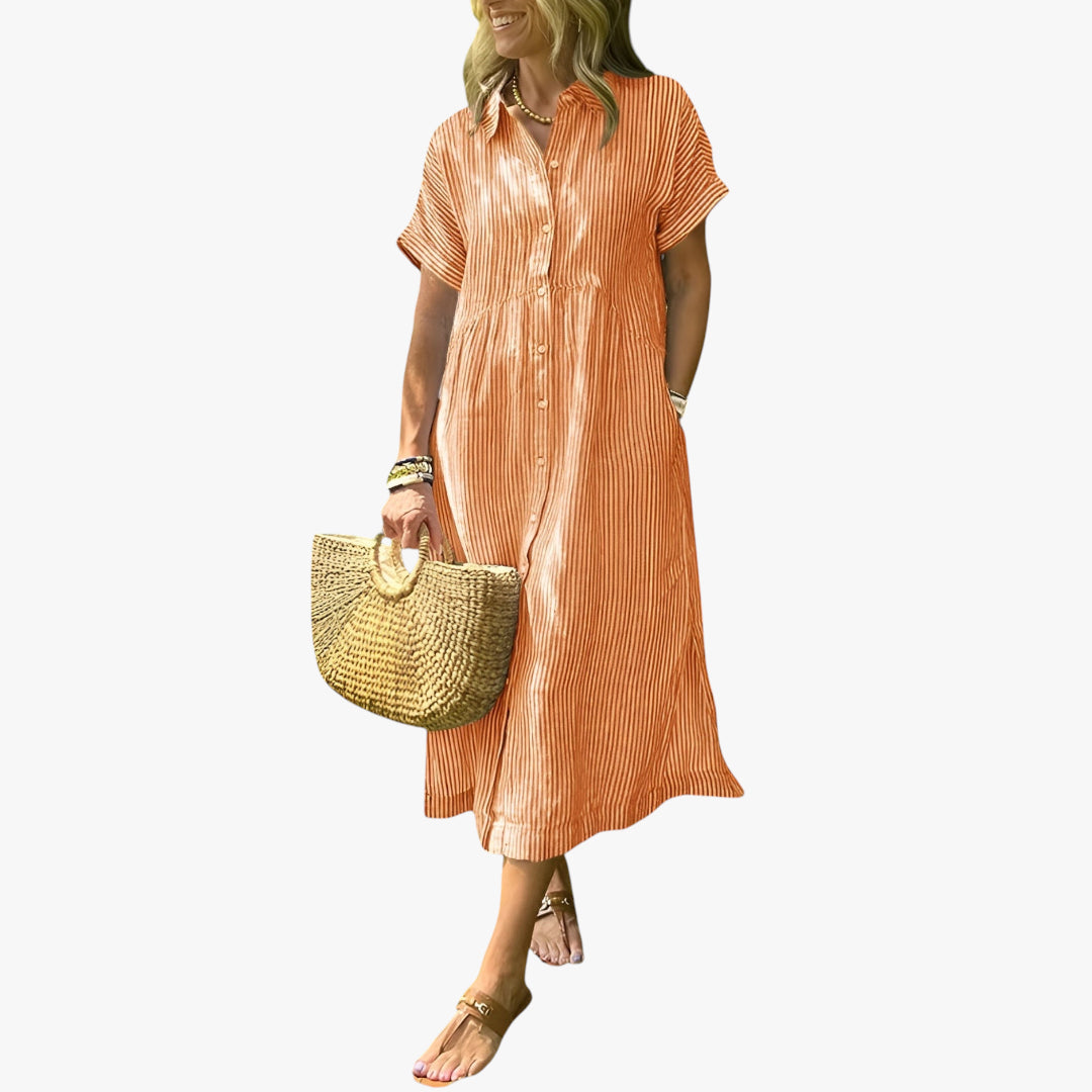 Women’s Summer Shirt Dress | Midi