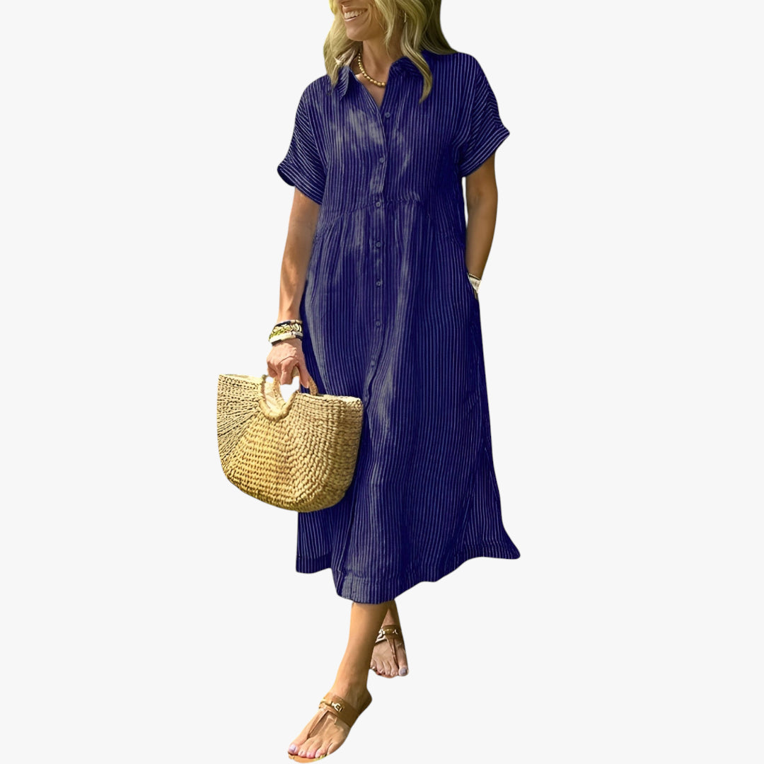 Women’s Summer Shirt Dress | Midi