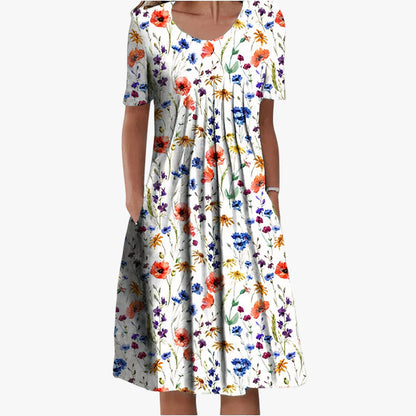 Women’s Floral Casual Dress | Midi