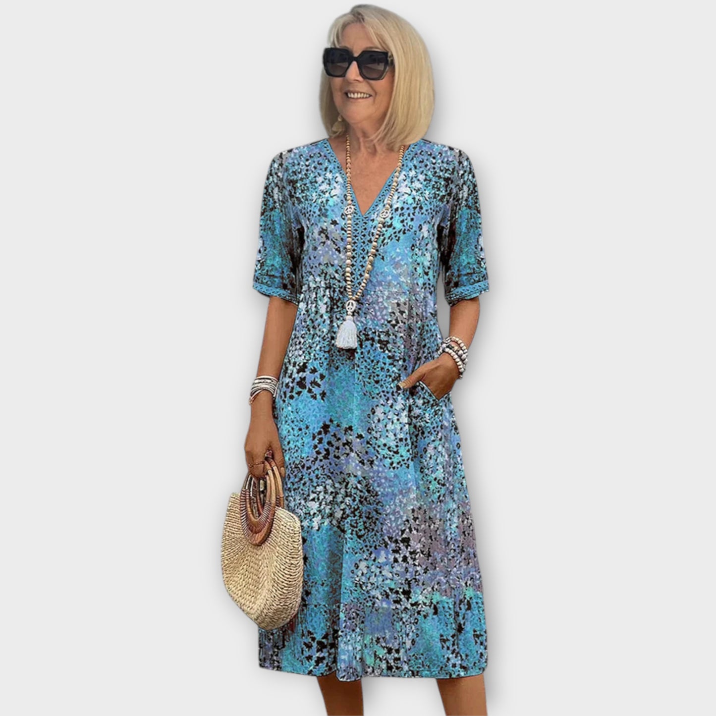 Women’s Casual Boho Dress | Midi