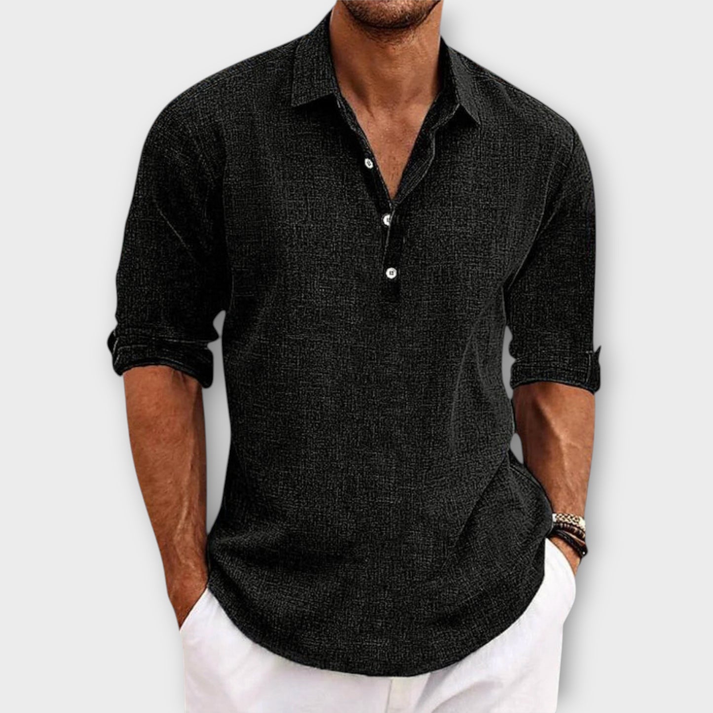 Men’s Casual Summer Shirt | Long Sleeve