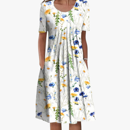 Women’s Floral Casual Dress | Midi