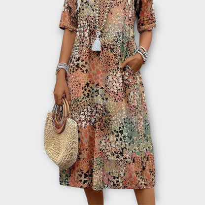 Women’s Casual Boho Dress | Midi